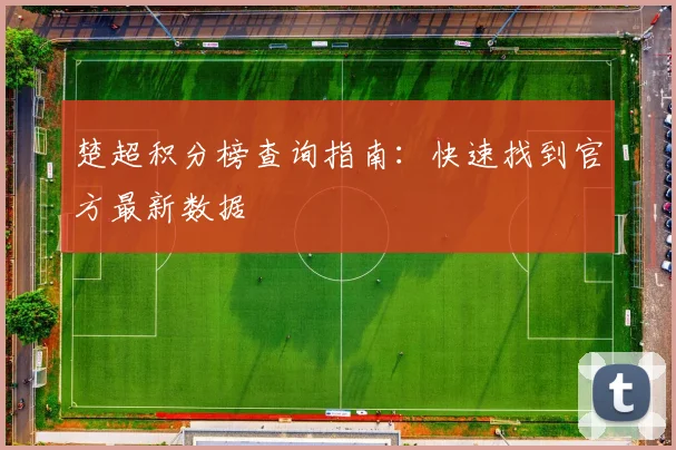 楚超积分榜查询指南：快速找到官方最新数据