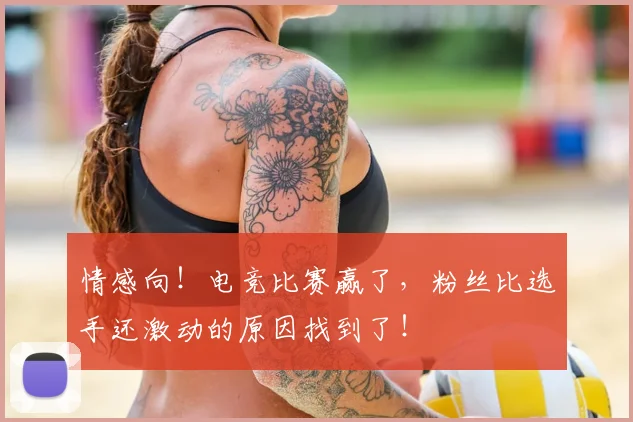 情感向!电竞比赛赢了,粉丝比选手还激动的原因找到了!